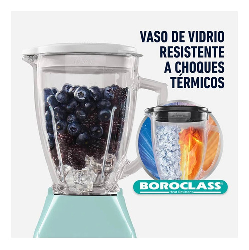 Licuadora Oster Blstkagvpb053 Con Vaso De Vidrio 1.5l