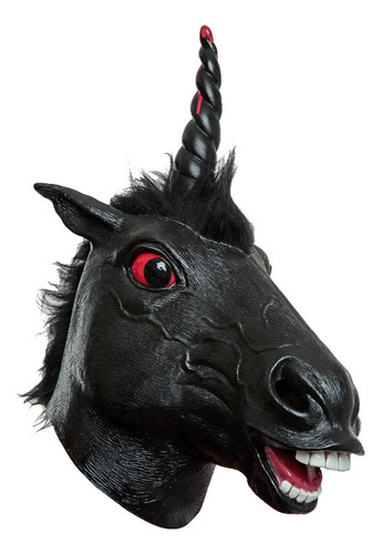 Máscara Unicornio Gotico Animales Ghoulish Productions