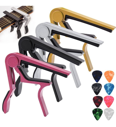 Imagen 1 de 6 de Capotraste Para Guitarras