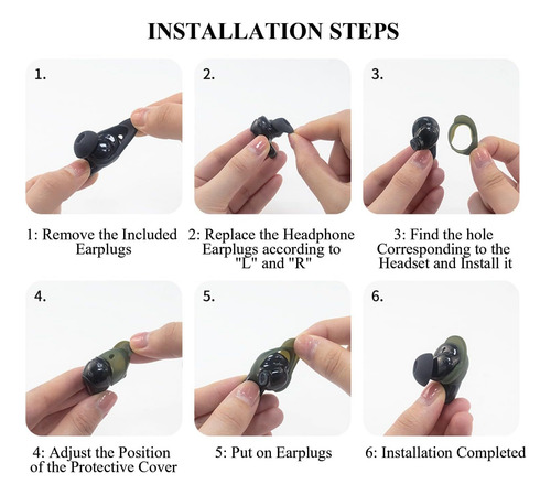3 Pares Auriculares De Silicona Para Bose Quietcomfort Ultra