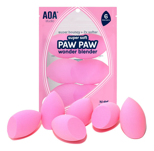 Aoa Studio Collection Makeup Sponge Set Makeup Blender Latex