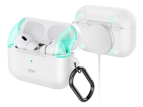 Capa Esr Para AirPods Pro De 2ª Geração Com Magsafe White