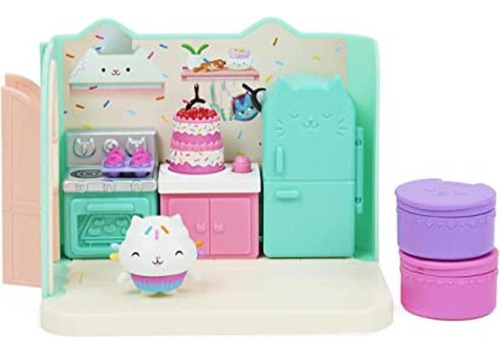 Gabbys Dollhouse Bakey Cocina Con Figura Y 3