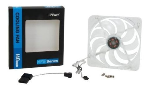 Ventilador Rosewill 140mm Led Cooling Case Fan For Computer