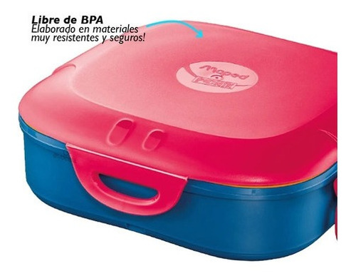 Imagen 5 de 12 de Contenedor Maped Plástico Concept Kids Hermetico Antiderrame