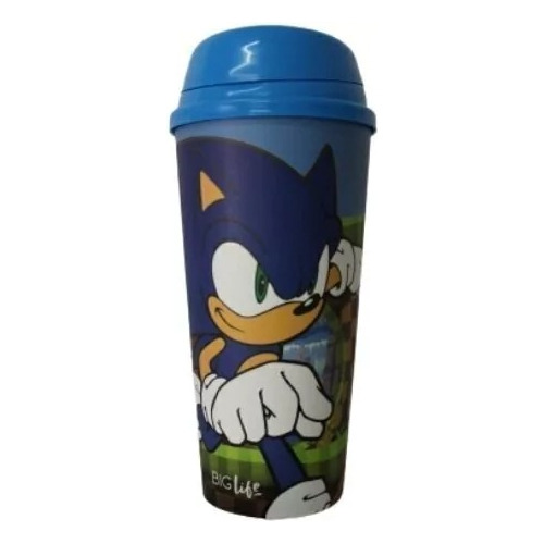 Ppr Vaso Con Tapa Móvil Sonic The Hedgehog