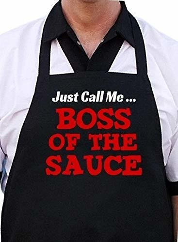 Delantal Para Barbacoa Coolaprons Boss Of The Sauce, Diverti