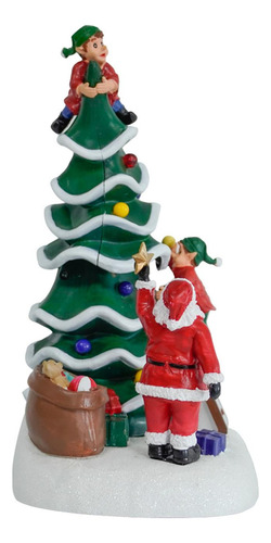 Adorno De Decoración Navideña Con Luz Led, Mini Árbol De