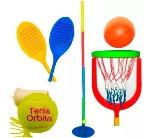 Imagen 1 de 7 de Tenis Orbital + Accesorio Aro De Basquet Tenisol Original