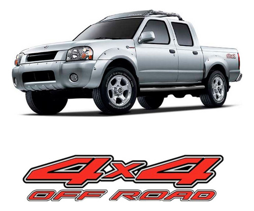 Adesivo 4x4 Off Road Frontier 2003 2004 2005 2006 2007 Novo