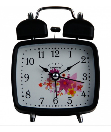 Reloj Despertador Cornavin Cor8032ng Campanilla Tienda