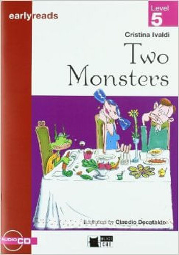 Two Monsters With Audio Cd - Black Cat Earlyreads Lev 5 *n/e