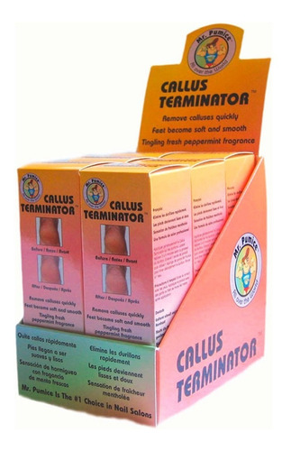 Caja 6 Removedor De Callos Y Durezas Americano Mr. Pumice 