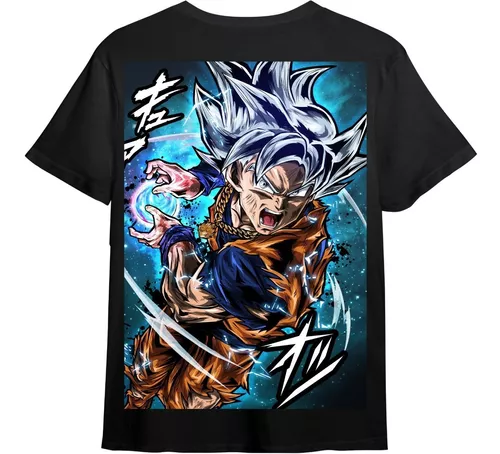 Camiseta Camisa Goku Instinto Superior Completo Dragon Ball