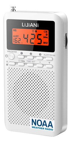  2021  Noaa Radio-emergencia Am/fm Radio Portatil Con Bater