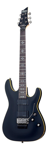 Guitarra eléctrica Schecter Demon Series Demon-6 FR de tilo aged black satén con diapasón de palo de rosa