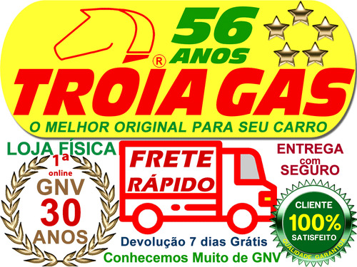 Válvula Cilindro Com Pescoco Gnv Homologada Inmetro Pressor