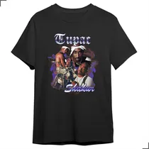 Comprar Camisa Básica Vintage Cantor Tupac Musica Hip Hop Rap Tumblr