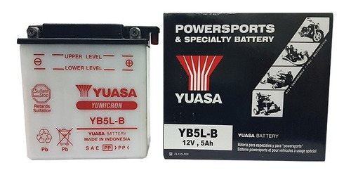 Bateria Yuasa Yb5l-b Yamaha Fz16 Ybr Yb Pulsar Sz Ray-z 