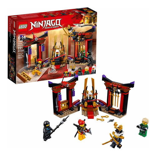 Lego 70651 Throne Room Showdown Ninjago Masters Del Año 2018