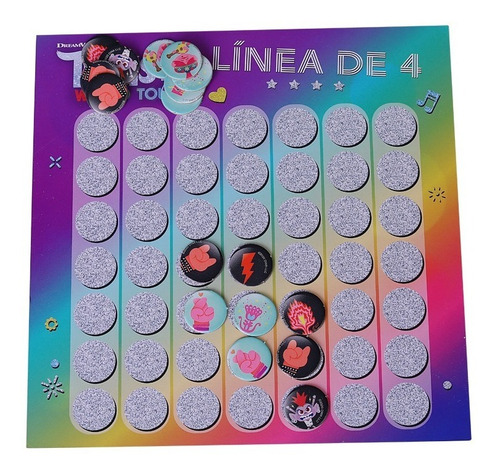 Juego De Mesa Trolls 2 World Tour 7 En 1 Colección Bingo