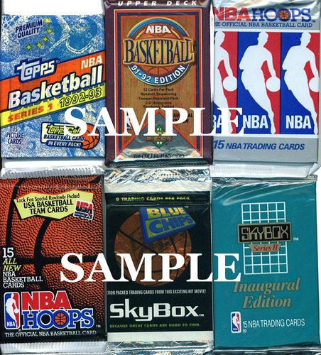 200 Tarjetas De Baloncesto Vintage De La Nba En Viejos Paque