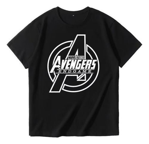 Camiseta De Manga Corta Con Estampado Digital Avengers
