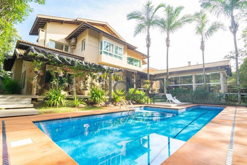 Casa Com 6 Dormitórios À Venda, 574 M² Por R$ 3.950.000,00 - Alphaville - Campinas/sp - Ca0938