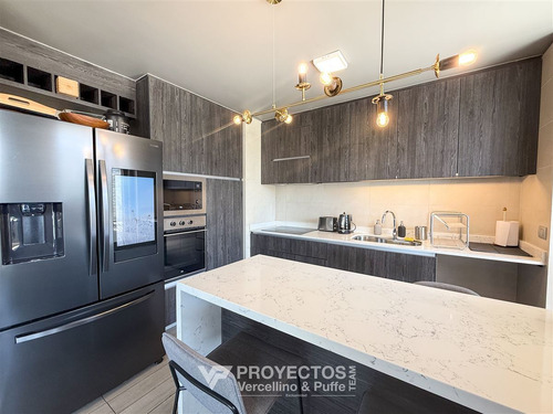 Exquisito Penthouse Con Azotea Venta De 3 Dorm. En Vitacura