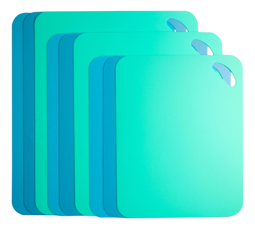 Tabla Cortar Cocina Flexible Codificada 3 Unidades Lavavajil