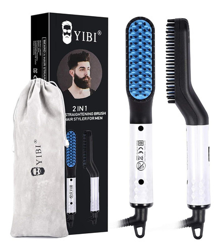 Alisador De Barba Yibi, Tecnología Iónica, Portátil, Para Ho