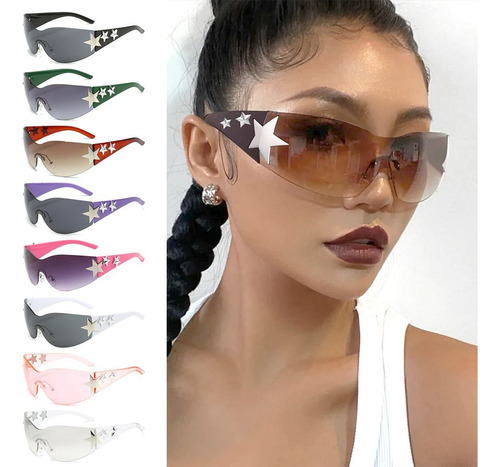 Gafas De Sol Y2k Aesthetic Shades Uv400 Con Protección Para
