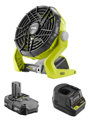 Ryobi Tools Kit De Ventilador Portátil Híbrido De 18 Volt.