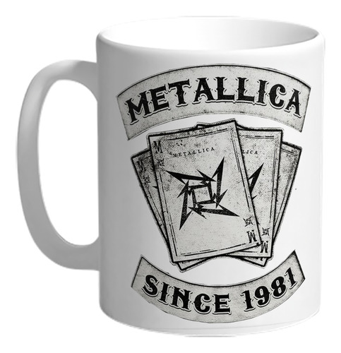 Taza De Cerámica Metallica Since 1981