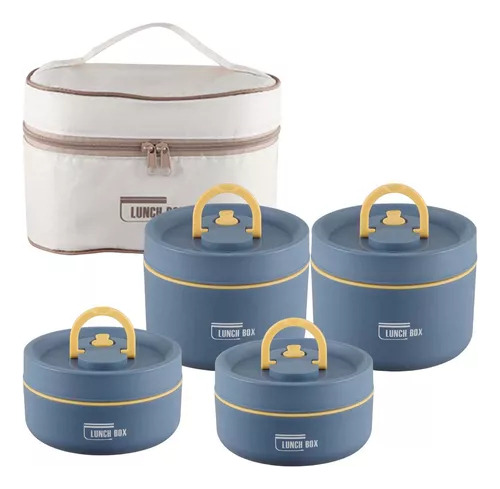 Set De Loncheras Aislantes De 4 Piezas, Bento Container D