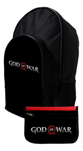 Mochila Y Cartuchera Promo God Of War #322