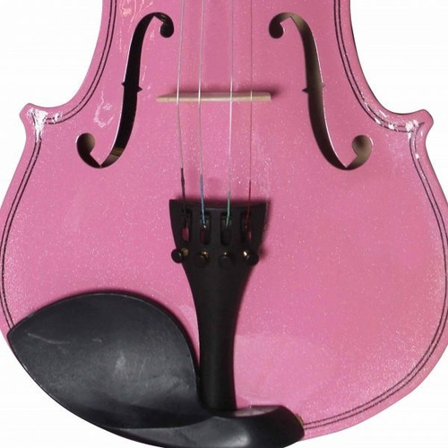 Imagem 3 de 4 de Violino Popular Jahnke Jvi001 Pk Rosa
