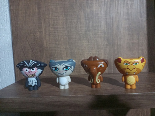 4 Bonecos Miniaturas Era Do Gelo Usados Na Condição (Usado)