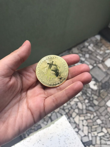 Moeda Física Ethereum Ouro Colecionador Edição Comemorativa