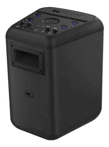 Parlante Philips Bass+ TANX100 portátil con bluetooth negro 100V/240V
