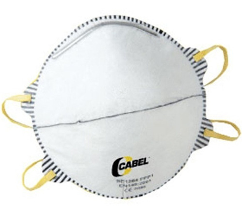 Mascarilla Cubrebocas Cabel Filtro Carbon N95 Paquete Con 6