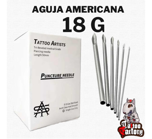 Aguja Americana 18 G