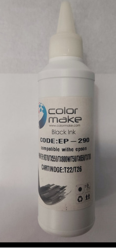 Tinta Para Epson Negra Color Make 