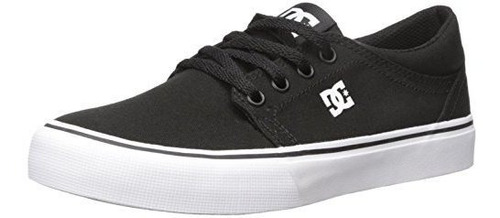 Dc Zapatillas De Skate Trase Tx Para Mujer, Negro - Blanco, 