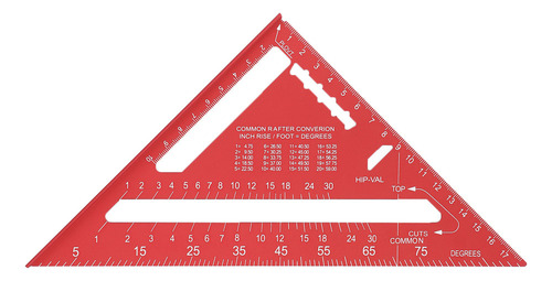 Viga Doble De Aleación De Aluminio Red Red Speed Square De 7