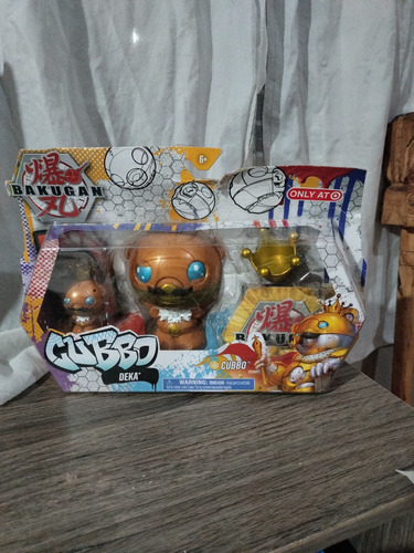 Bakugan Cubbo Deka Pack Con El Exclusivo Jumbo King Cubbo (Usado)