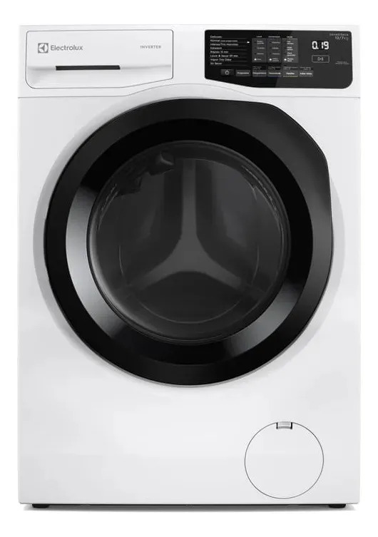 Lava E Seca Electrolux 12kg Inverter Água Quente (lsb12 Branco