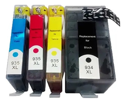 Cartucho Compatible De Tinta 934xl -  935xl Colores Para Hp