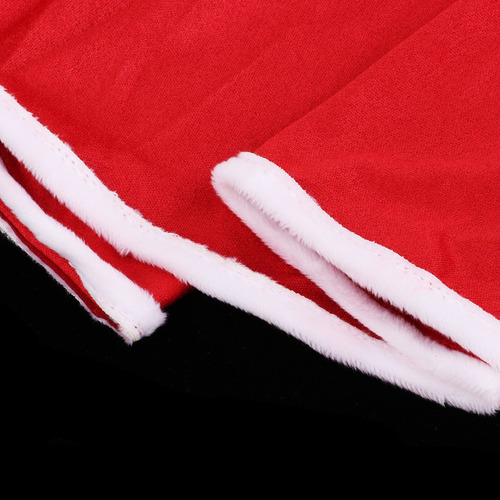 16 Collar De Piel De Vestido De Escala Rojo 