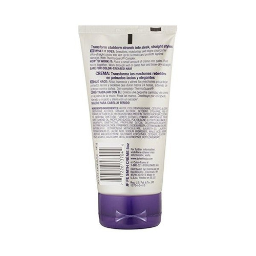 John Frieda Frizz-ease Recta Fijación Crema Estilo - 5 Oz -